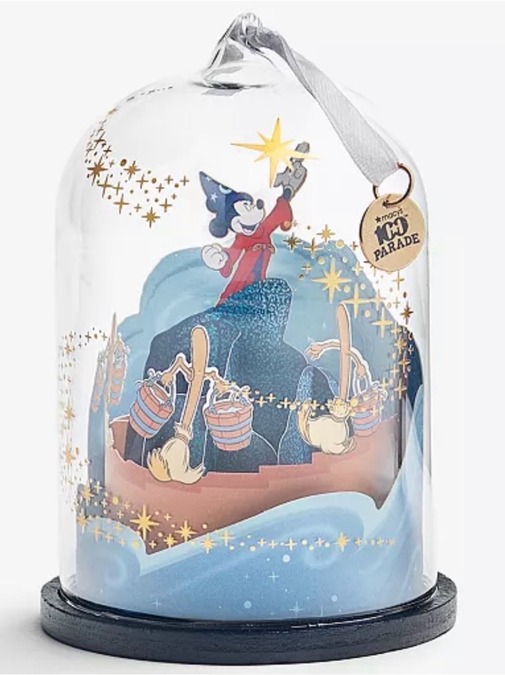 Hallmark Disney Macy’s 100th Sorcerer Mickey Ornament - Blue, Red, Gold